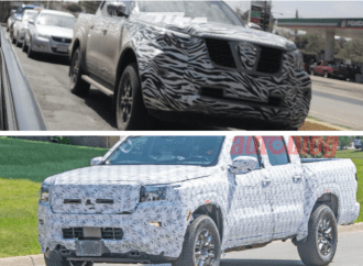 Nissan prueba su doble renovación de la Frontier