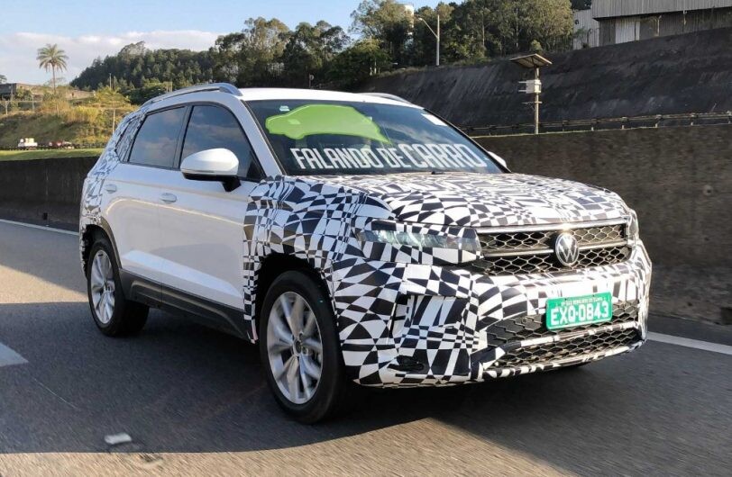 El Volkswagen Tarek, cazado con su carrocería definitiva