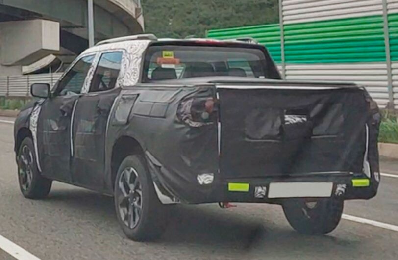 Cazan a la nueva Chevrolet Montana por primera vez