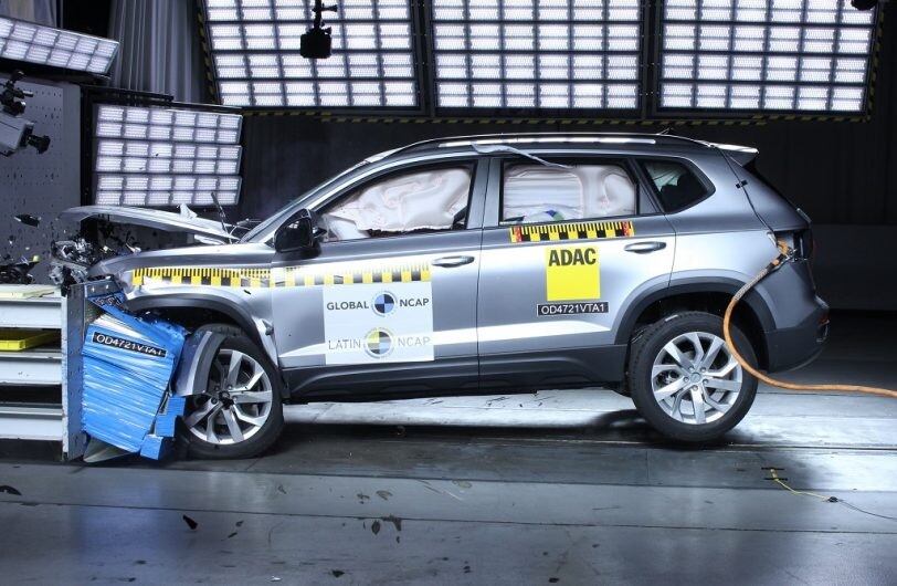 Latin NCAP: 5 estrellas para el VW Taos y 0 para el Fiat Cronos