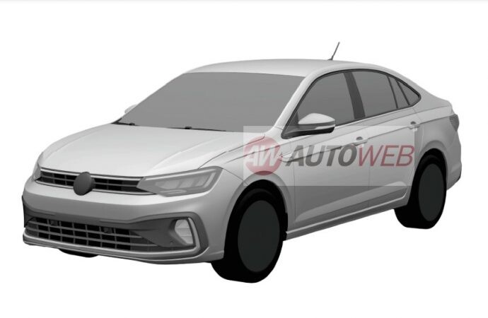 Volkswagen registra el rediseño del Virtus (ya no es igual al Polo)