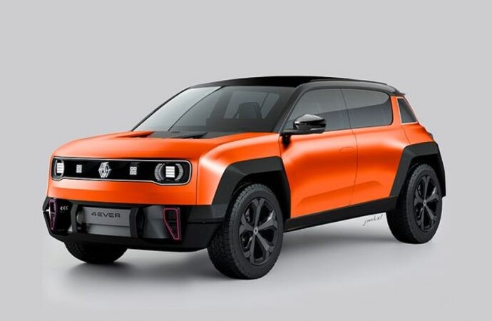 Así podría quedar el Renault 4 eléctrico de producción