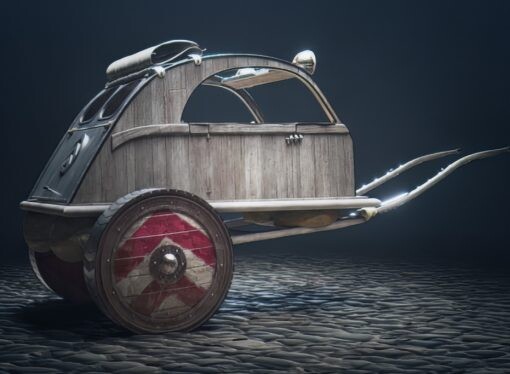 Citroën creó un carruaje para la película de Asterix