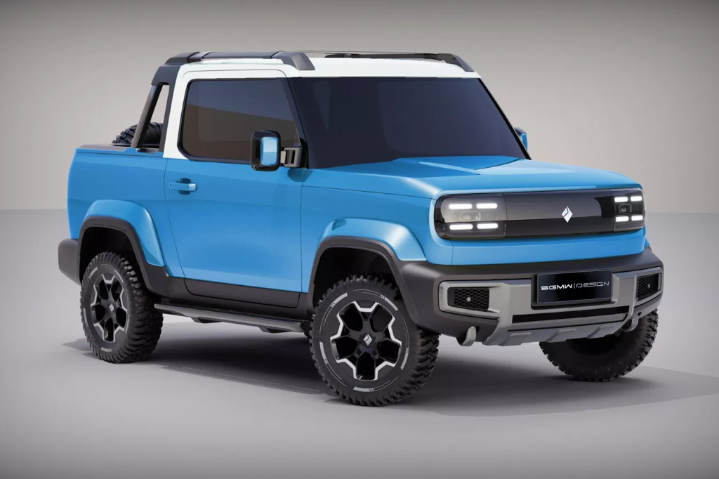 La pick up más pequeña del mundo es china y eléctrica