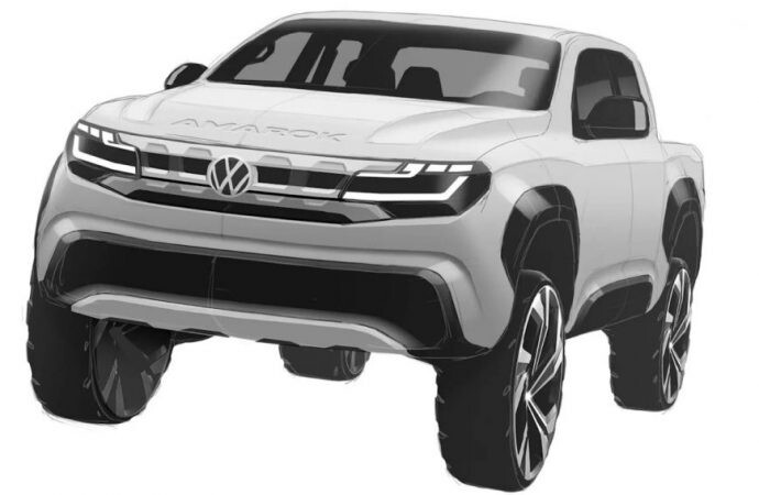 Así podría haber quedado la nueva Volkswagen Amarok sin el acuerdo con Ford