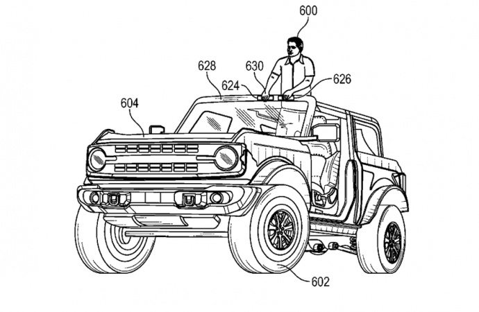 Ford patenta un muy singular modo de manejo off road para la Bronco