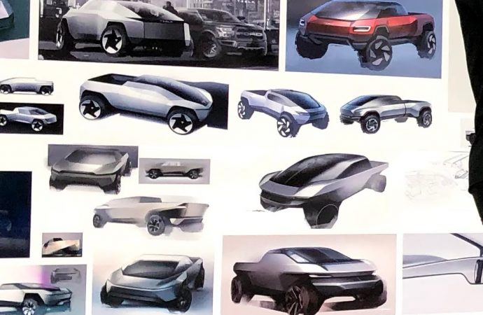 ¿Cómo eran las primeras ideas de la pick up de Tesla?