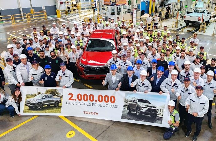 Toyota festeja 2 millones de unidades producidas en Argentina