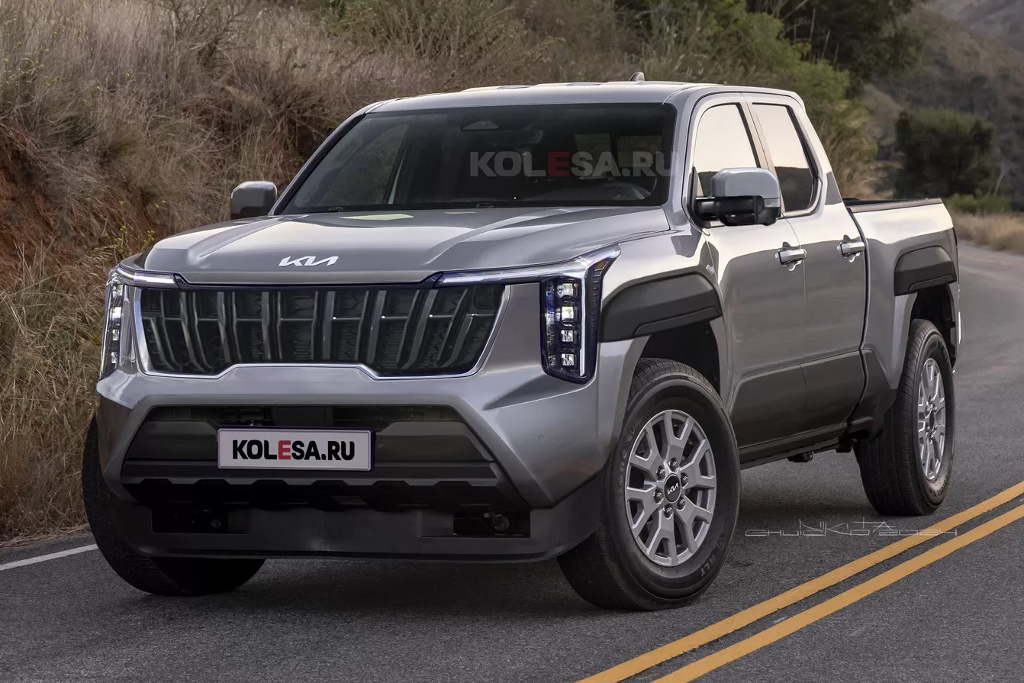 Así podría quedar la primera pick up de Kia