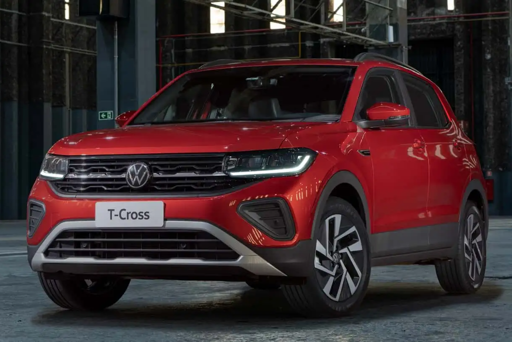 Así es el rediseño del Volkswagen T-Cross brasileño que llega este año