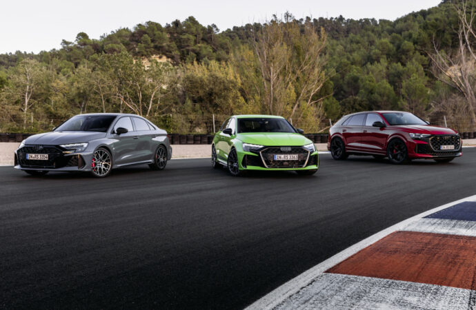 Audi lanza los renovados RS3 y RS Q8 en Argentina