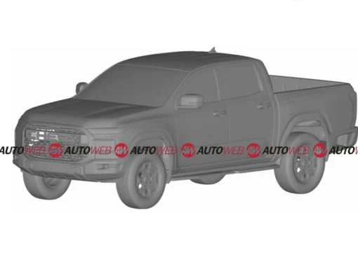 Chery registra el diseño de su primera pick up mediana en Argentina